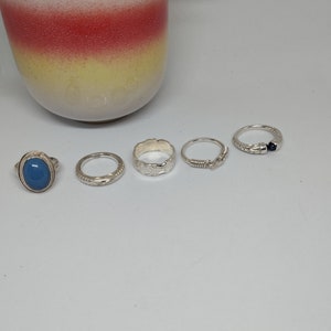 Vangovango or Aloalo rings in solid silver from Madagascar of your choice