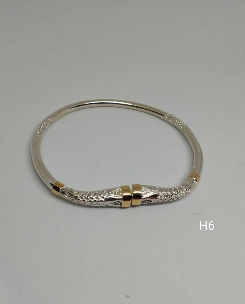 Bracelet Jonc Homme Argent Massif Vangovango - Réf. Aloalo Soa, Pureté 950/1000, Neuf Avec étiquettes
