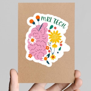 MRI Tech Sticker, Radiology, Radiology Sticker, MRI, Decor, Crafts, Healthcare, RadTech