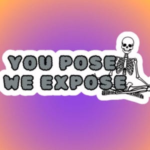 X-Ray Sticker, Xray, Radiology Humor, RadTech, Stickers, Funny, Skeleton