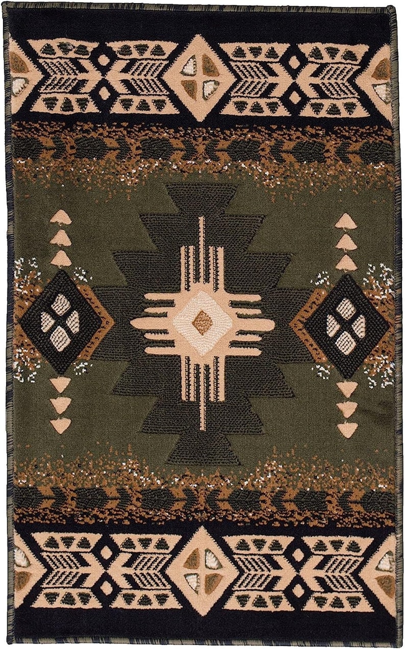 Southwestern Pattern Rug YHSF South West Native American Style Area Rug Door Mat Tribal Pattern ...