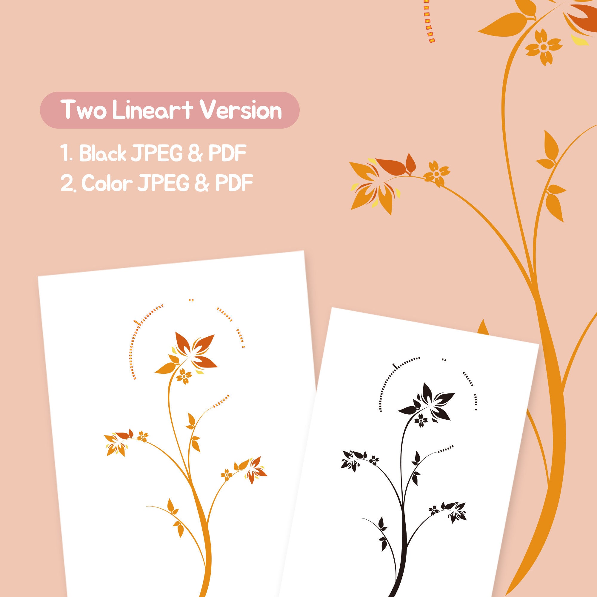 Flower Line Drawing Print Line Post Simple Line Art Flower - Etsy