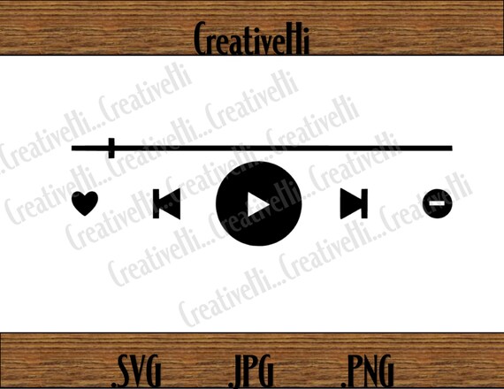 Download Spotify Style Play Buttons Svg Play Buttons For Song Cover Etsy