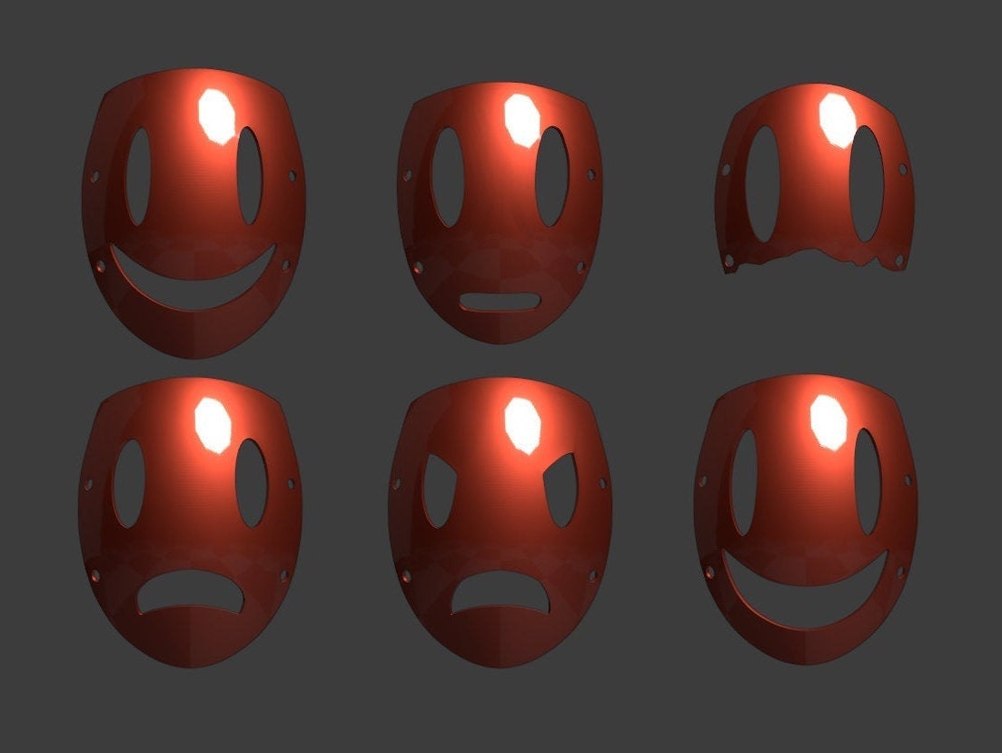 High rise invasion printable mask pack for 3dprint Etsy