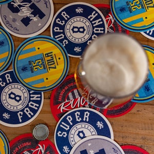 Blues Brews - Chelsea FC Legends Beer Mat