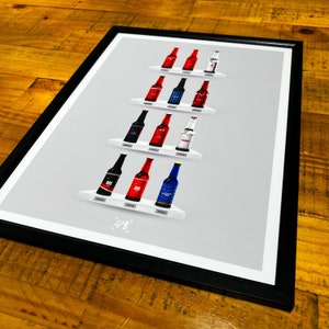 Nottingham Forest Classic Bottle Print | Nottingham Forest Gifts