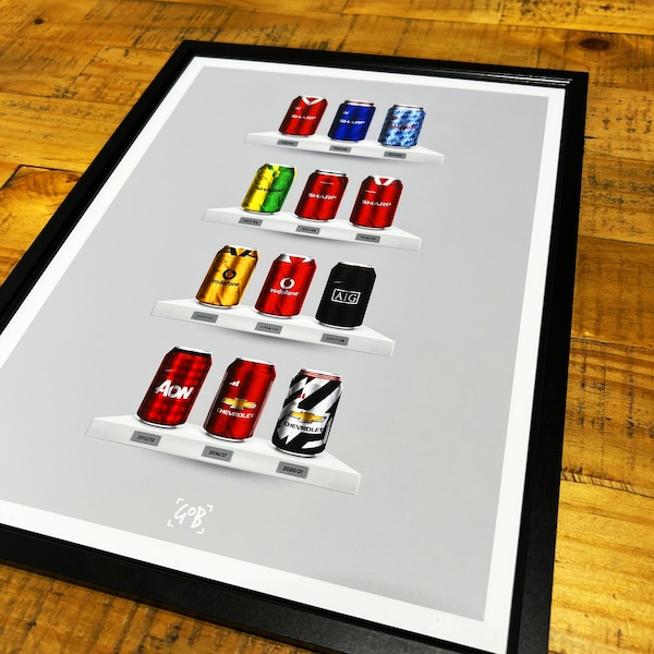 Manchester United Classic Kit Can Print | Man Utd Gifts