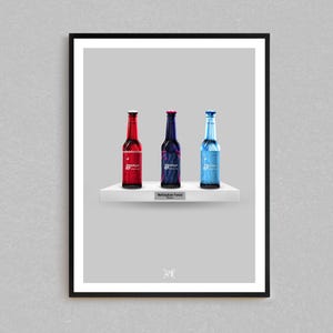 Nottingham Forest 24/25 Premier League Kit Bottle Print | Nottingham Forest Gifts