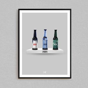 Tottenham 24/25 Premier League Kit Bottle Print | Spurs Gifts