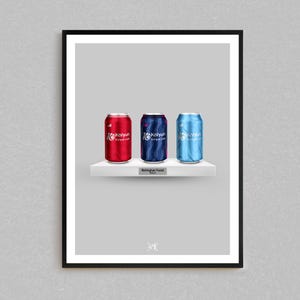 Nottingham Forest 24/25 Premier League Kit Can Print | Nottingham Forest Gifts