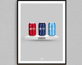 Nottingham Forest 24/25 Premier League Kit Can Print | Nottingham Forest Gifts