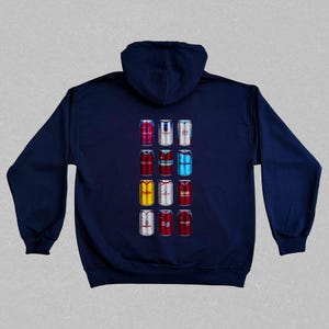 The Moor Pour Co - Classic Can Hoodie | Retro Football-Inspired Beer Can Hoodie | Gift For Football Fans