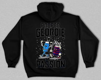 Tyneside Brewing Co - Sudadera clásica con capucha y botella / Regalos para fans del Newcastle United / Idea de regalo perfecta para aficionados al fútbol
