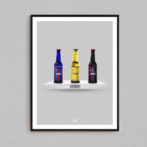 Crystal Palace 24/25 Premier League Kit Bottle Print | Palace Gifts