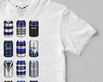 Bath Rugby Union klassiek T-shirt blik | Badrugbycadeaus