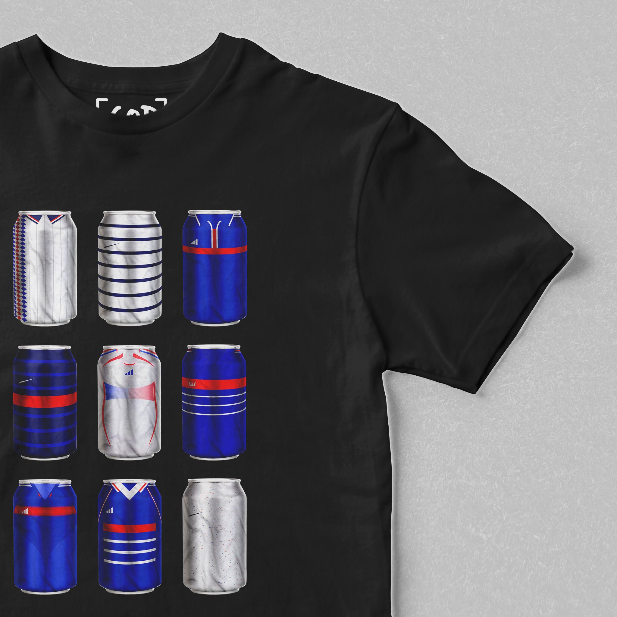 フランス代表サッカーチーム クラシック缶Tシャツ - Etsy 日本