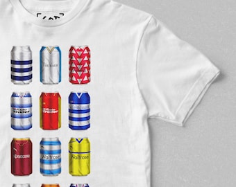 Reading Classic Can T-Shirt | Reading Gifts | Retro Football-Inspired Beer Can T-Shirt | Gift For Football Fans