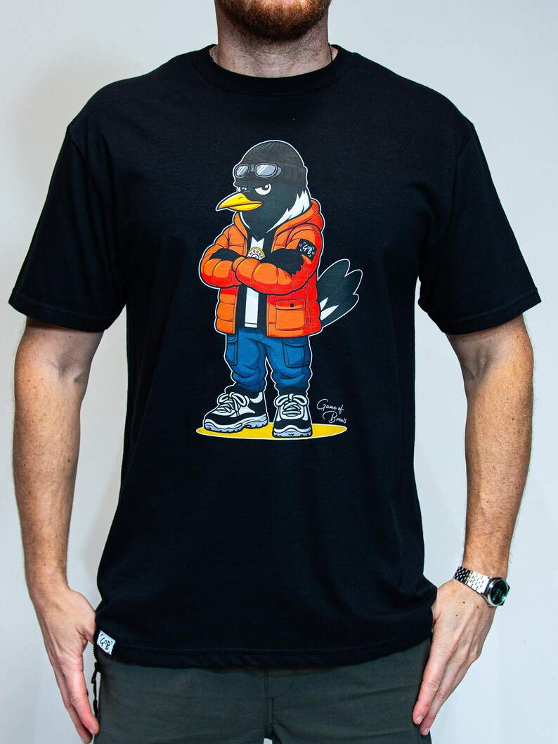 Monty Casual Mascot T-shirt | Presenter till Newcastle Utd-fans | Fotbolls-streetwear-t-shirt | Terrace Casual-kläder bild 7