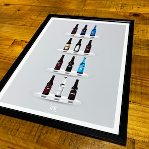 West Ham Classic Bottle Print | West Ham Gifts