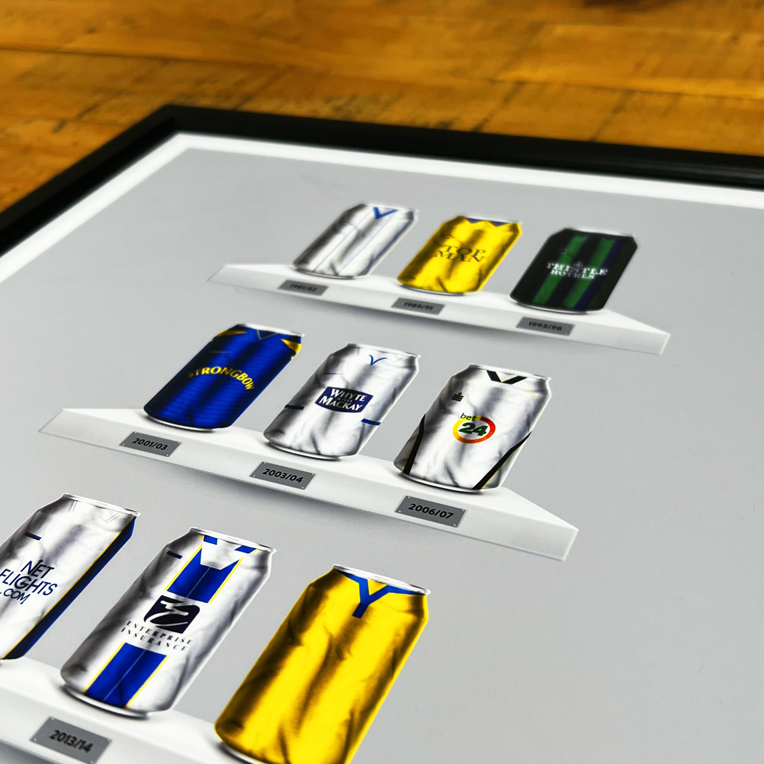 Leeds United Classic Kit Can Print Leeds United Gifts Etsy