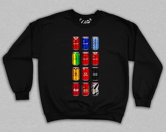 Stretford Brewhouse - Classic Can Sweatshirt | Manchester Utd Fan Gift | Retro Football-Inspired Beer Can Sweatshirt | Gift For Football Fan