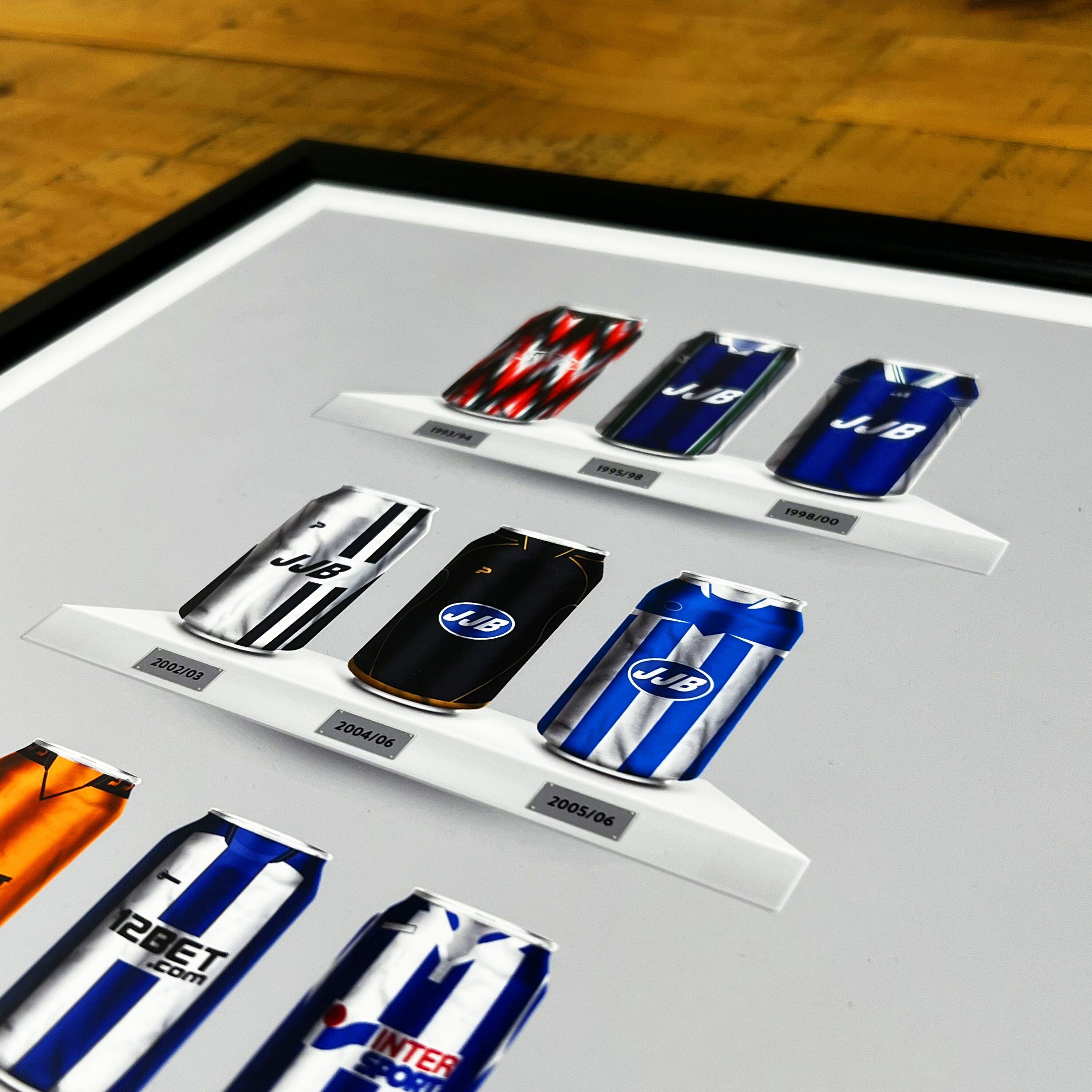 Wigan Athletic FC Classic Kit Can Print Wigan Athletic Gifts Etsy UK