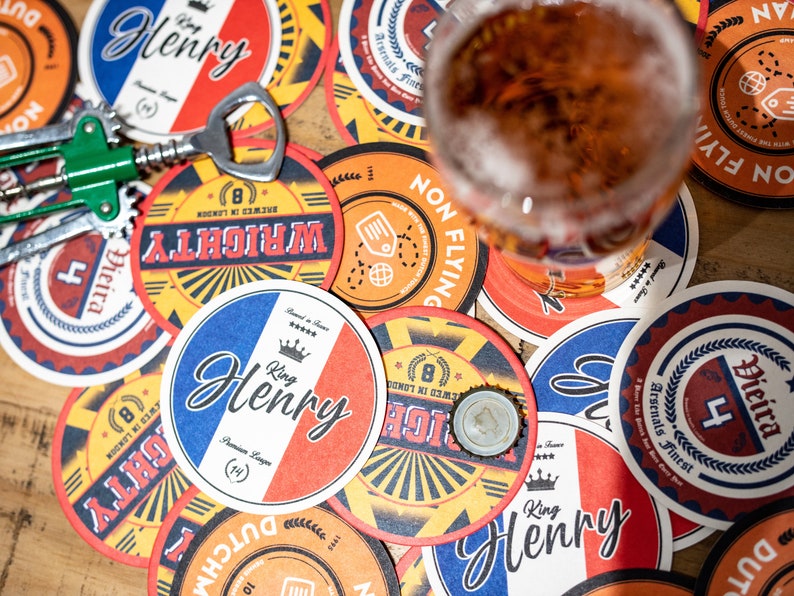 The Gunnery Arsenal Legend Beer Mats Arsenal FC Gift Etsy UK