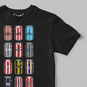 The Beehive Brewery - Classic Cans T-Shirt | Retro Football-Inspired Beer Can T-Shirt | Gift For Football Fans