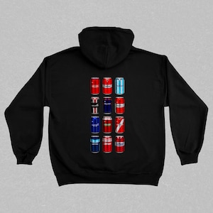 Red River Brewing Co - Classic Can Hoodie | Retro Football-Inspired Beer Can Hoodie | Gift For Football Fans