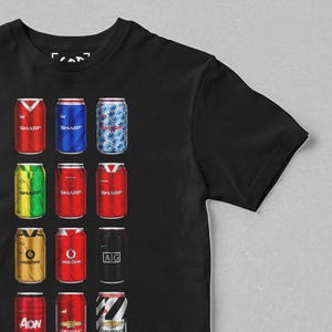 Stretford Brewhouse - Classic Cans T-Shirt | Retro Football-Inspired Beer Can T-Shirt | Gift For Football Fans