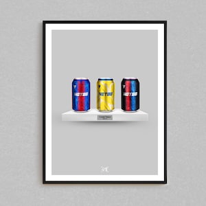 Crystal Palace 24/25 Premier League Kit Can Print | Palace Gifts