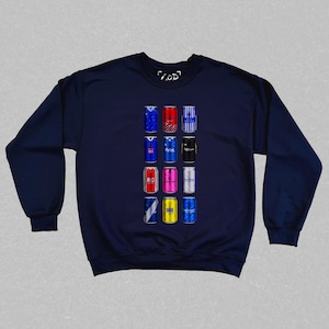 Brummie Brew Co - Classic Can Sweatshirt | Birmingham City Fan Gifts | Retro Football-Inspired Beer Can Sweatshirt | Gift For Football Fans