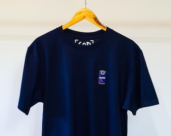 Camiseta de lata bordada de visitante de Cockerel Whites Brewing Co. (94/95) / Camiseta retro de lata de cerveza inspirada en el fútbol / Regalo para los aficionados del Tottenham