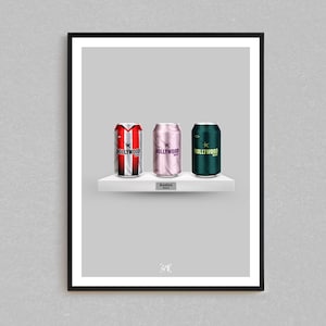 Brentford 24/25 Premier League Kit Can Print | Brentford Gifts