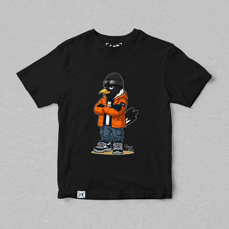 Monty Casual Mascot T-shirt | Presenter till Newcastle Utd-fans | Fotbolls-streetwear-t-shirt | Terrace Casual-kläder bild 3