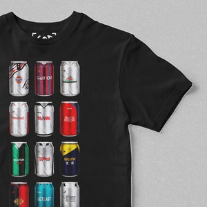 Swansea Classic Can T-Shirt | Swansea Gifts | Retro Football-Inspired Beer Can T-Shirt | Gift For Football Fans