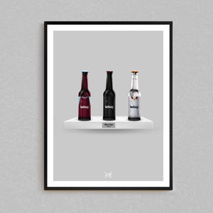 West Ham 24/25 Premier League Kit Bottle Print | West Ham Gifts