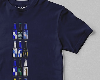 Bristol Rovers Classic Bottle T-Shirt | Bristol Rovers Gifts | Retro Football-Inspired Beer Bottle T-Shirt | Gift For Football Fans