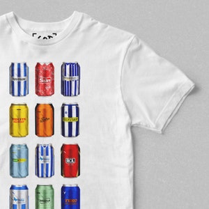Colchester Classic Can T-Shirt | Colchester Gifts | Retro Football-Inspired Beer Can T-Shirt | Gift For Football Fans