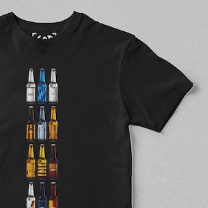 Bradford Classic Bottle T-Shirt | Bradford Gifts | Retro Football-Inspired Beer Bottle T-Shirt | Gift For Football Fans
