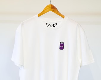 South Eagle Brewing Co - 96/98 Home Embroidered Can T-Shirt | Retro Football-Inspired Beer Can T-Shirt | Gift For Crystal Palace Fans