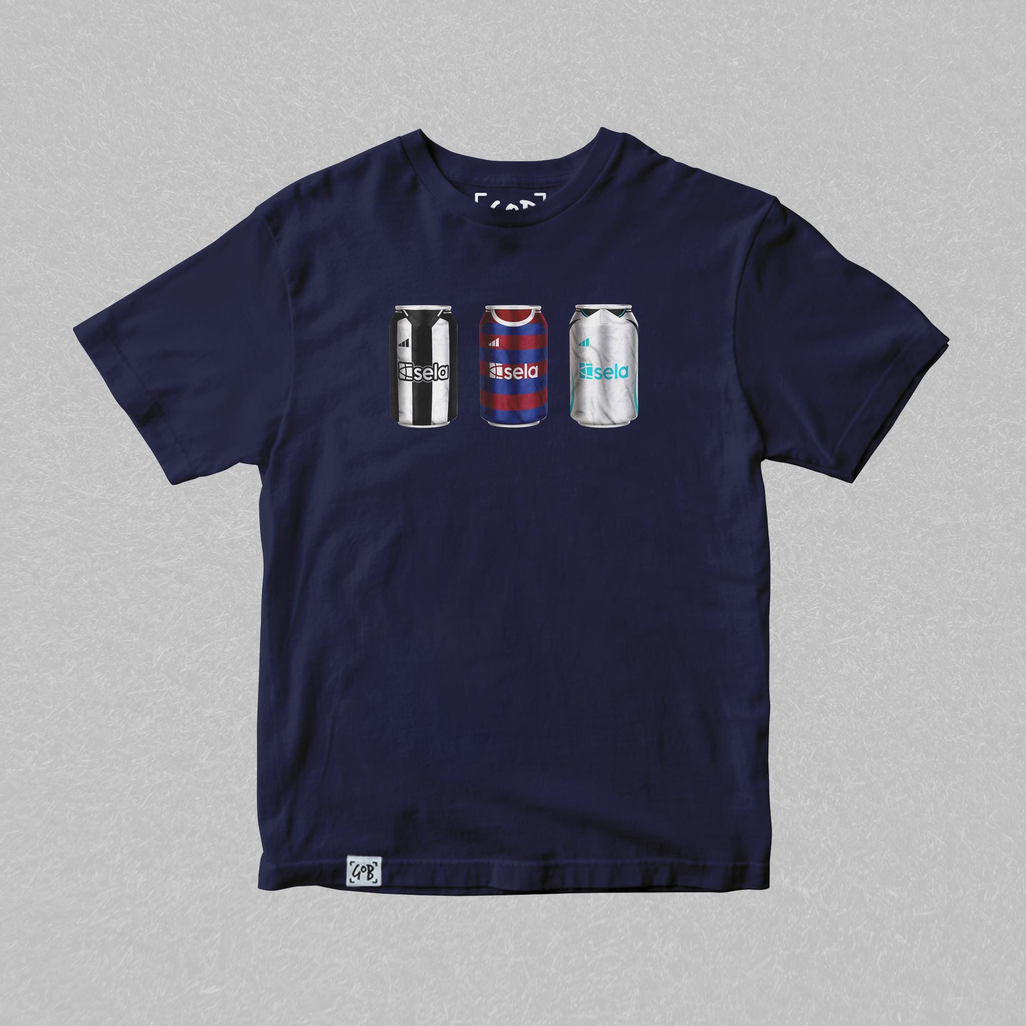 ニューカッスル 24/25 プレミアリーグ キット缶Tシャツ