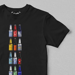 Colchester Classic Bottle T-Shirt | Colchester Gifts | Retro Football-Inspired Beer Bottle T-Shirt | Gift For Football Fans