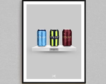 Man City 24/25 Premier League Kit Can Print | Man City Gifts