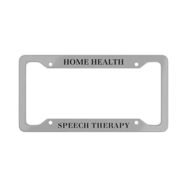 Speech Therapist License Plate Etsy