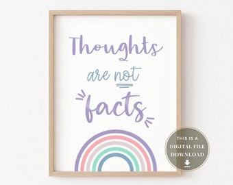 School Therapist Office Decor Therapy Quotes Posters Psychologist Wall Art Decoration Gift for Psych Poster Kids Printable Psychology Gifts