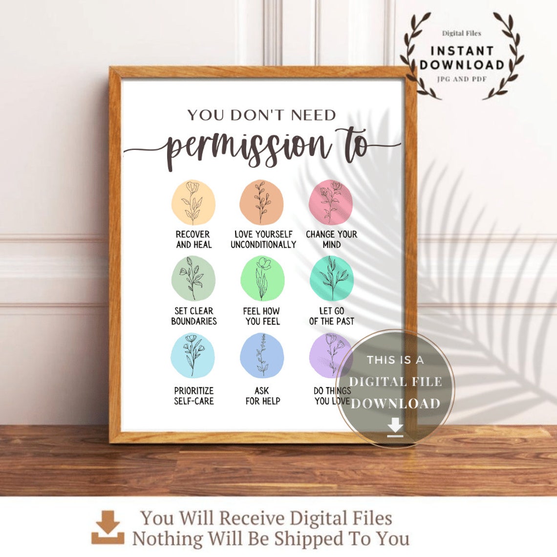 CBT Poster Wall Art Printable Social Work Office Decor Etsy