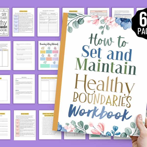Boundaries Worksheet for Teens - Etsy