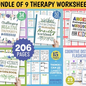 Counseling Worksheets Anger Management for Kids Counselor Workbook Therapy Counseling Coping Skills Kids Mental Health Therapist Resources