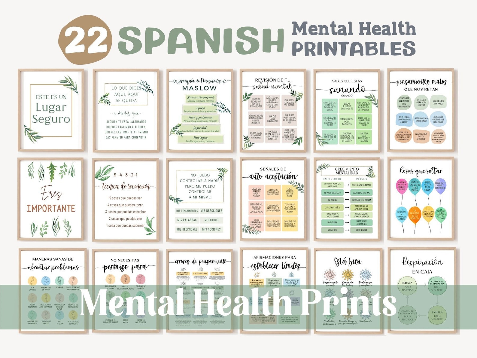 22 Spanish Counselling Poster Psychology Office Decor School Etsy